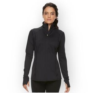 Women's Tek Workout Gear Full-Zip Thumbhole Outdoor Performance Jacket 2X